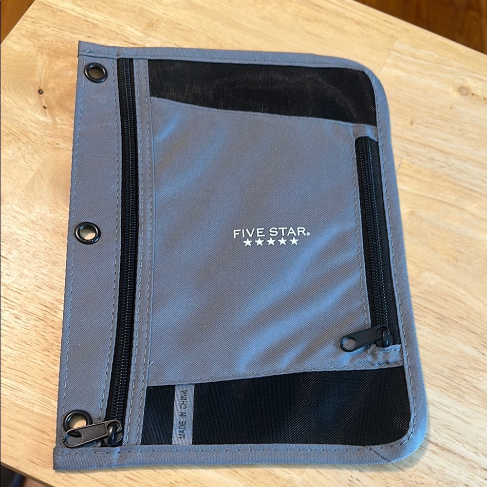 Five Star Gray Pencil pouch‎